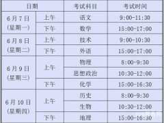 各地2021年高考具体时间及科目安排将陆续公布