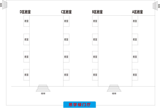 考场教室分布指引